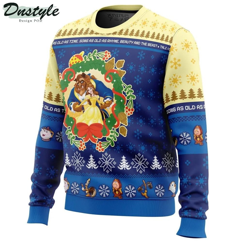 Beauty and the Beast Disney Ugly Christmas Sweater 1