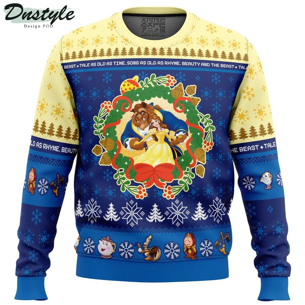 Beauty and the Beast Disney Ugly Christmas Sweater
