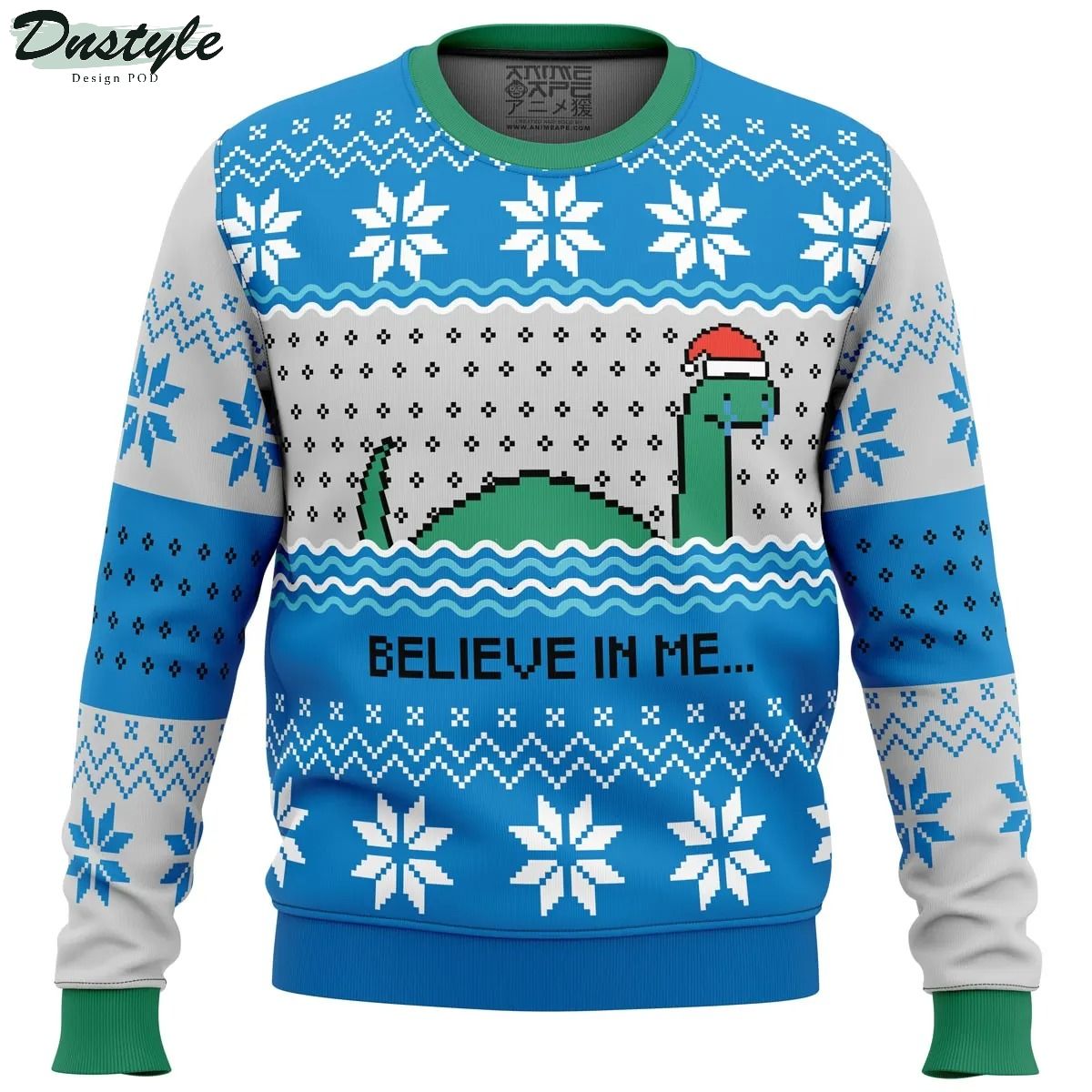 Believe in me…Nessie Ugly Christmas Sweater