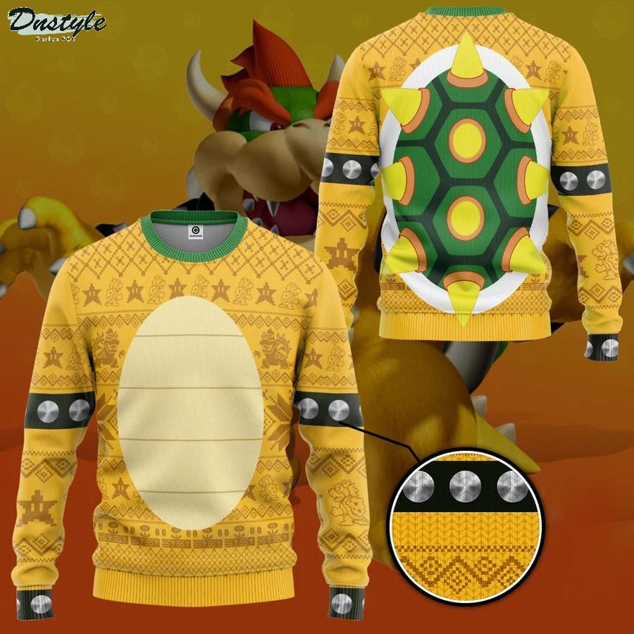Bowser ugly christmas sweater
