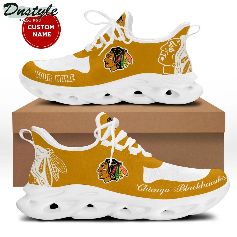 Chicago blackhawks NHL Custom Name Max Soul Sneaker