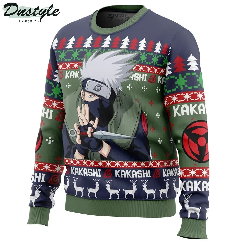 Christmas Kakashi Hatake Naruto Christmas Sweater 1