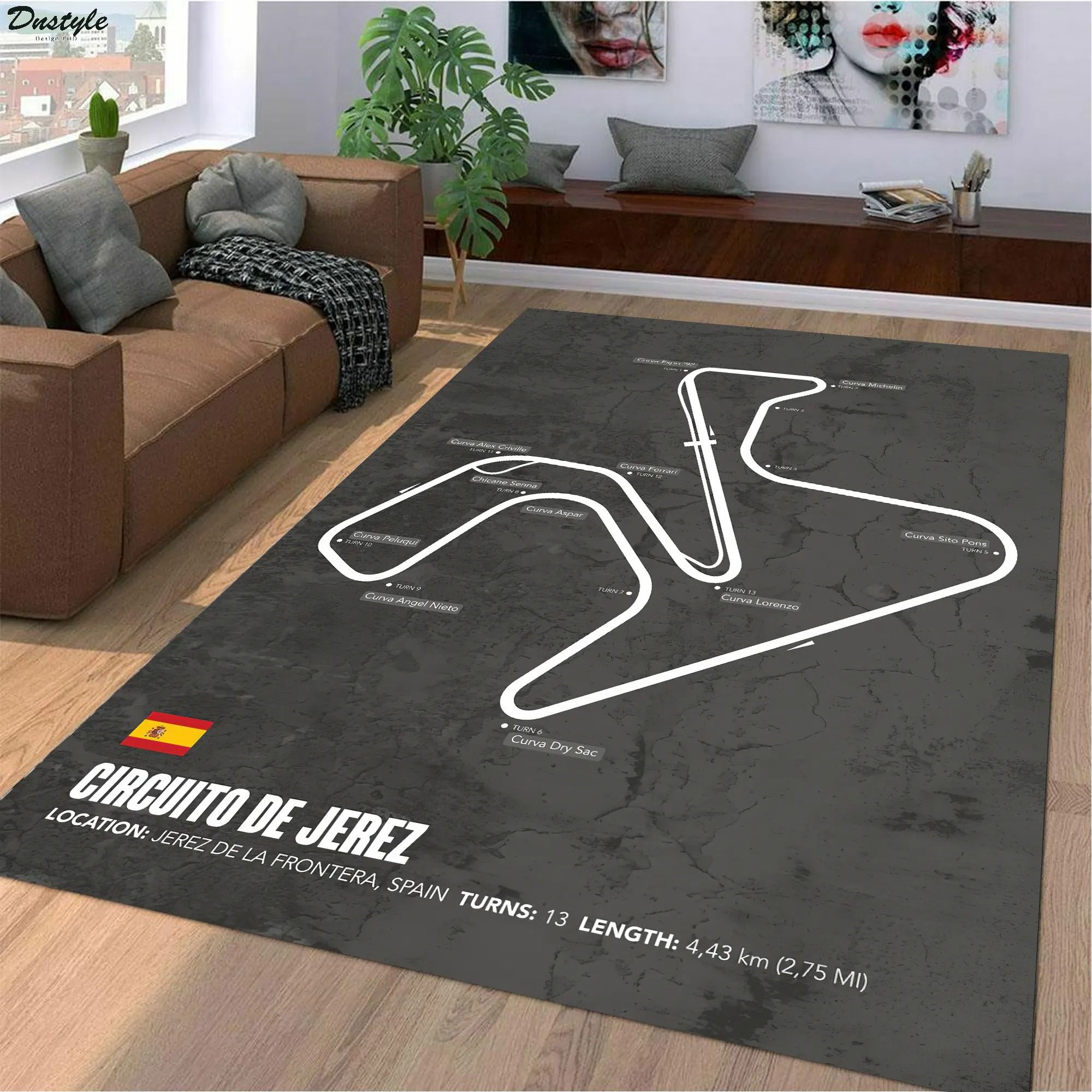 Circuit de jerez f1 track rug 2