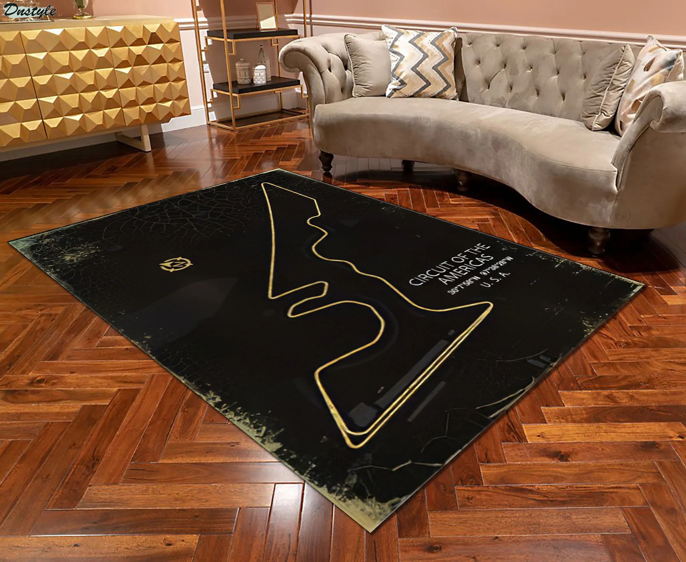 Circuit of the americas F1 track rug 1