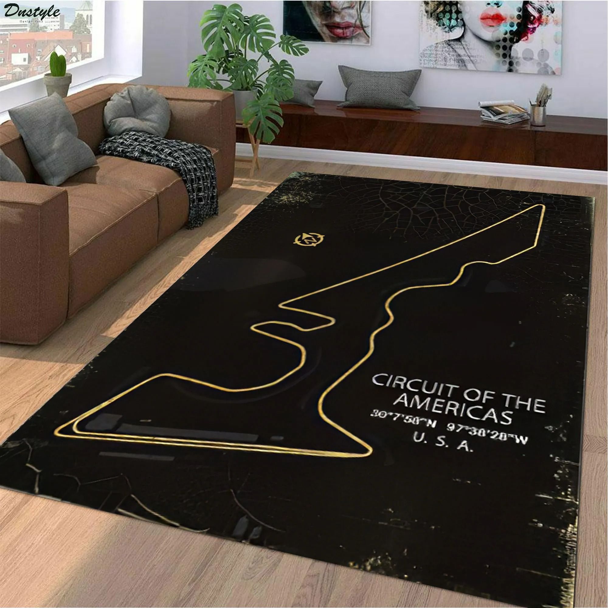 Circuit of the americas F1 track rug
