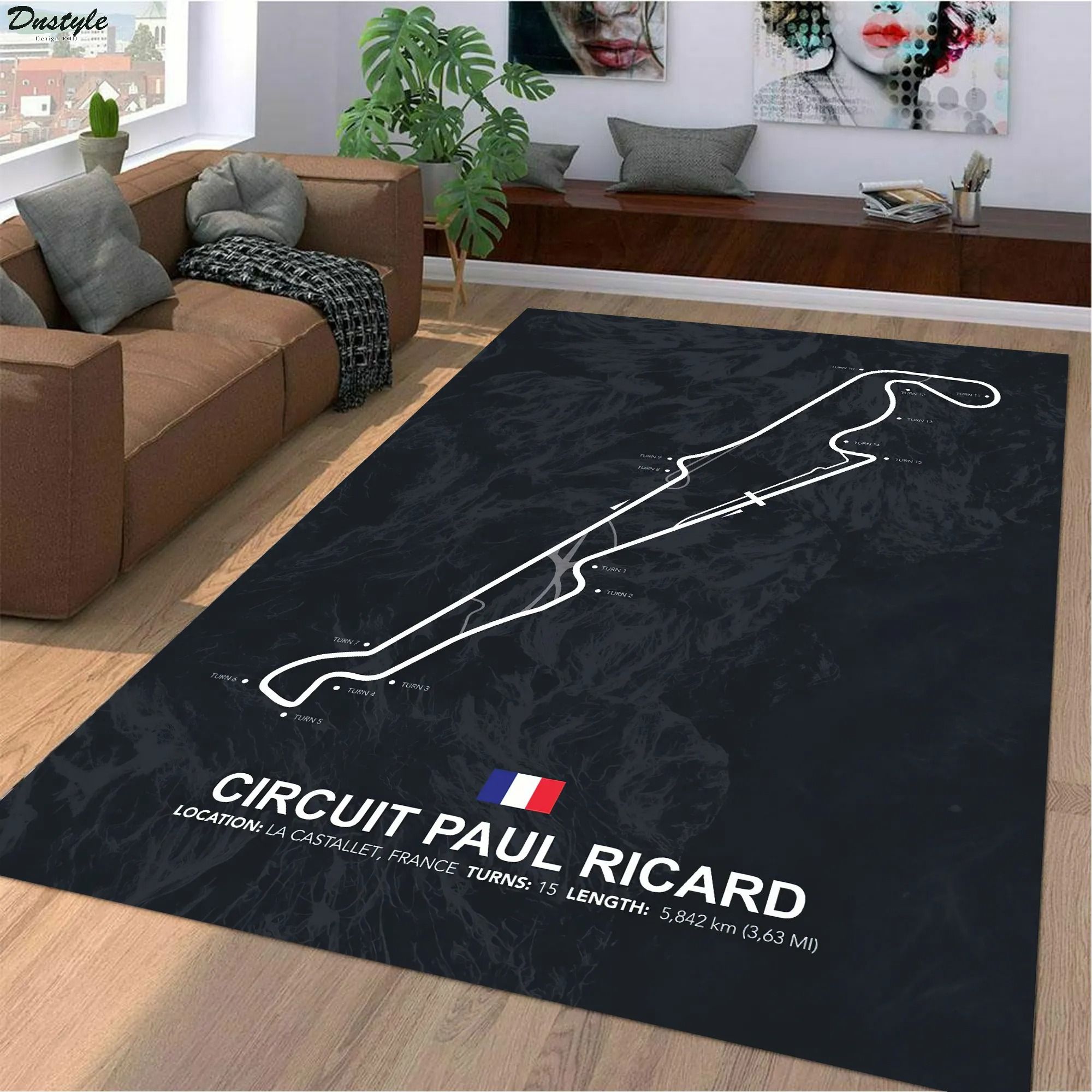 Circuit paul ricard f1 track rug 2