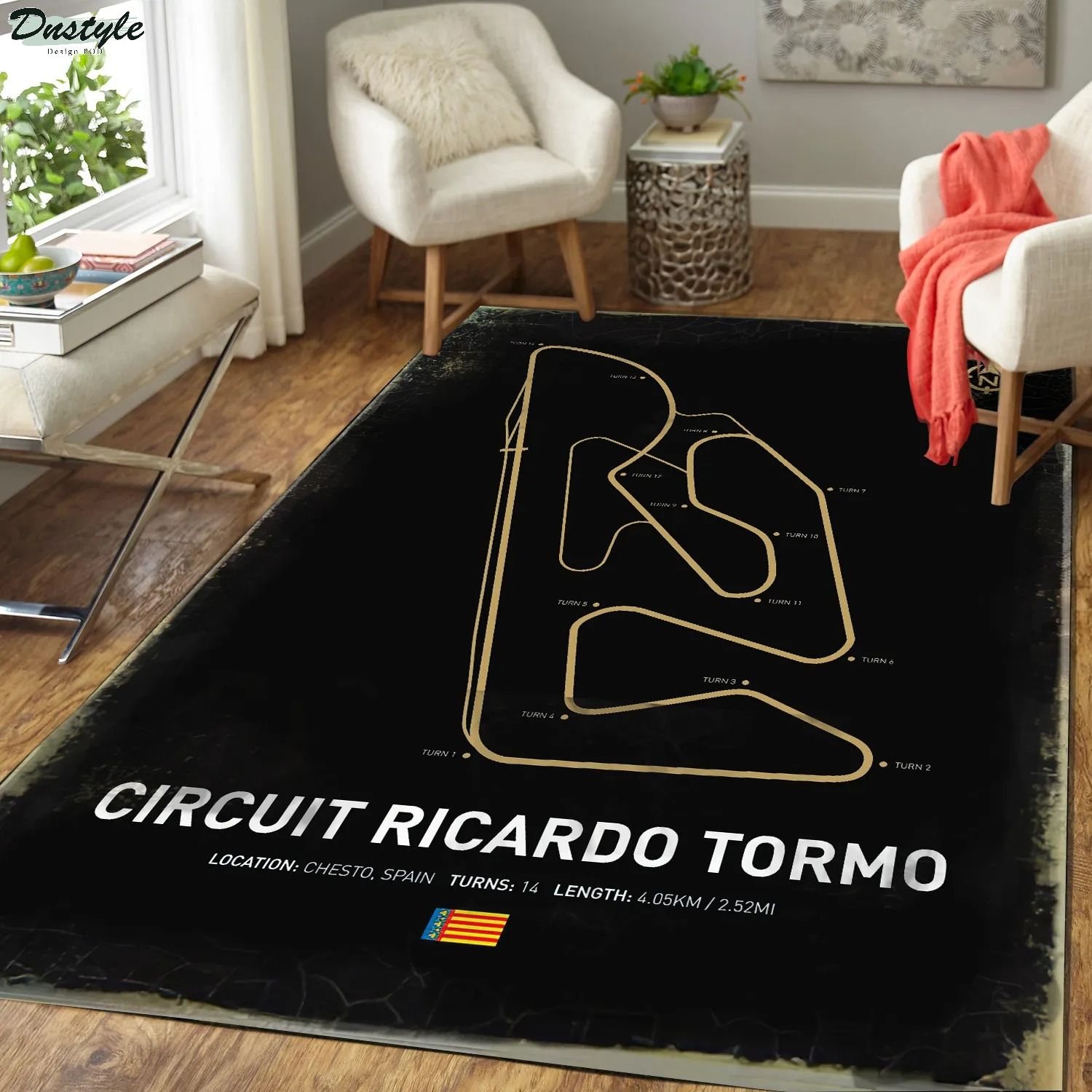 Circuit ricardo tormo f1 track rug 1