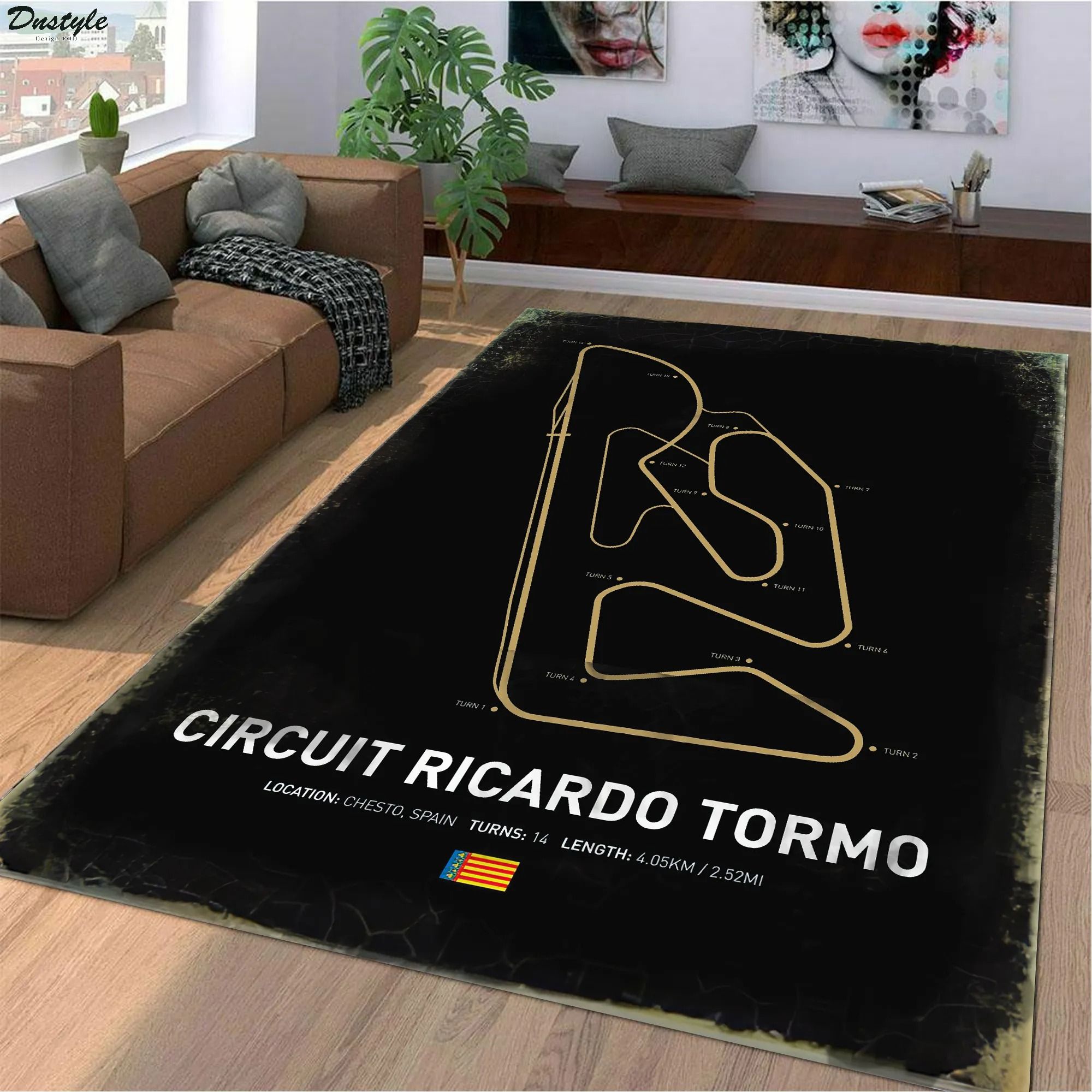 Circuit ricardo tormo f1 track rug