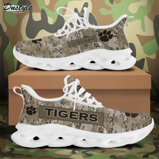 Clemson Tigers Custom Name Camo Max Soul Sneaker 2