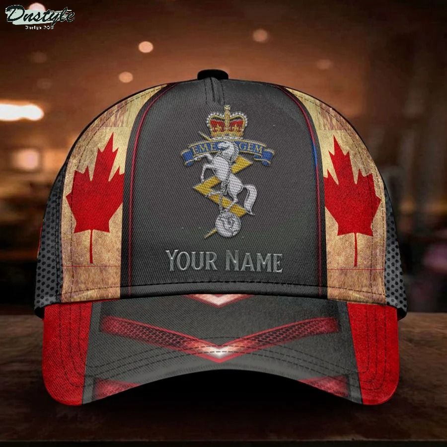 Corps of Royal Canadian Electrical and Mechanical Engineers Custom Name Classic Cap