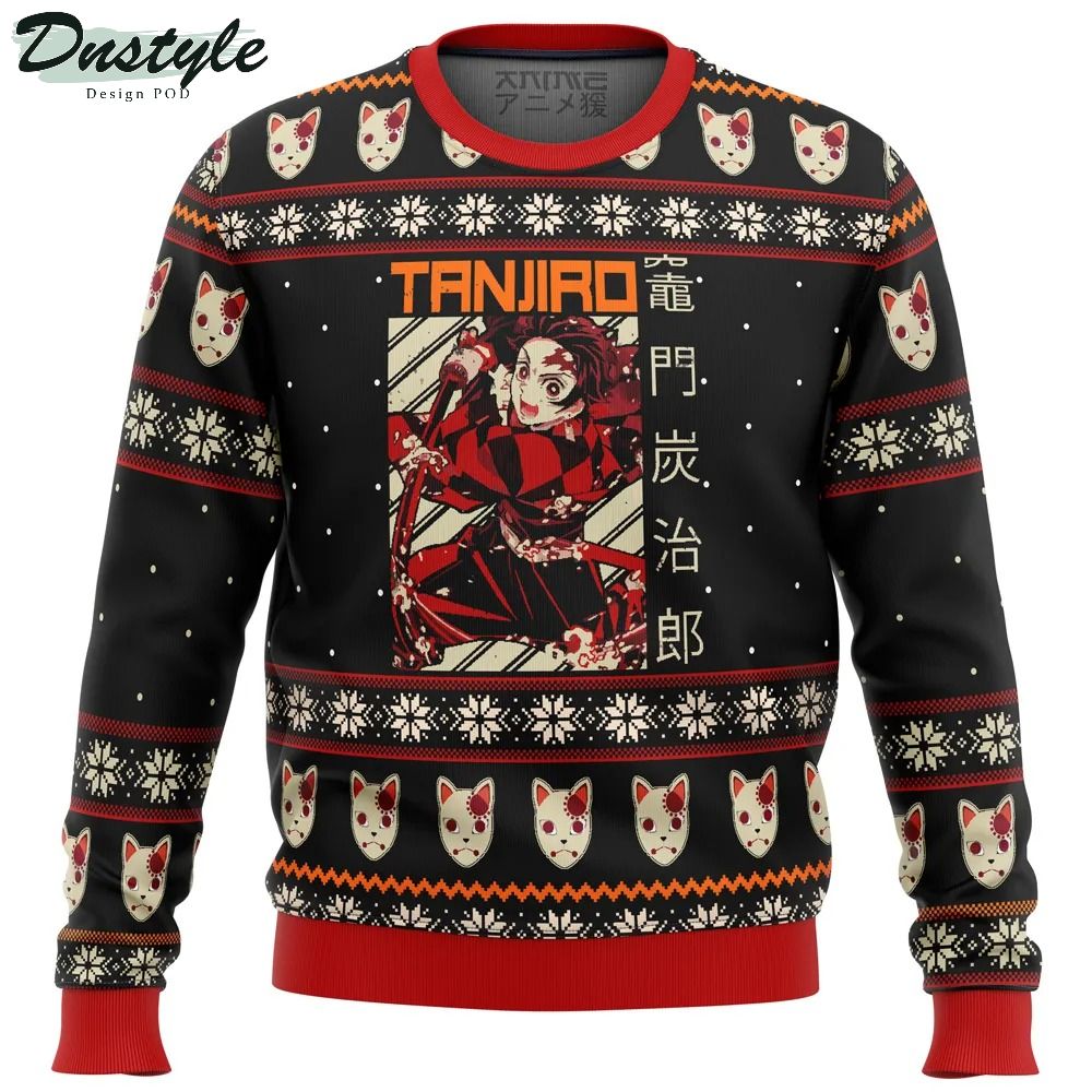 Demon Slayer Tanjiro Ugly Christmas Sweater