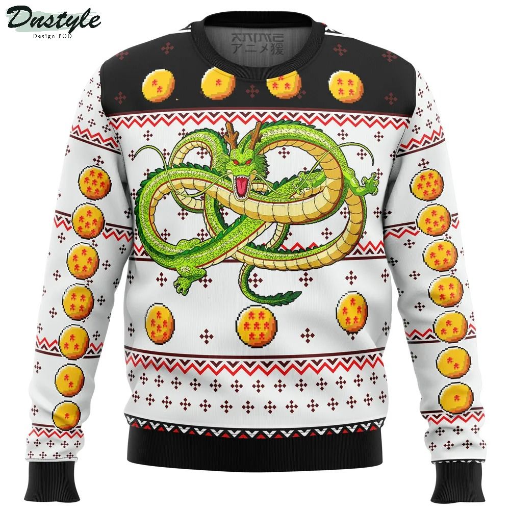 Dragonball Z Shenron Ugly Christmas Sweater