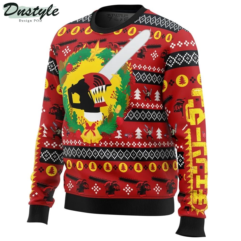 Dream Chainsaw Man Ugly Christmas Sweater 1