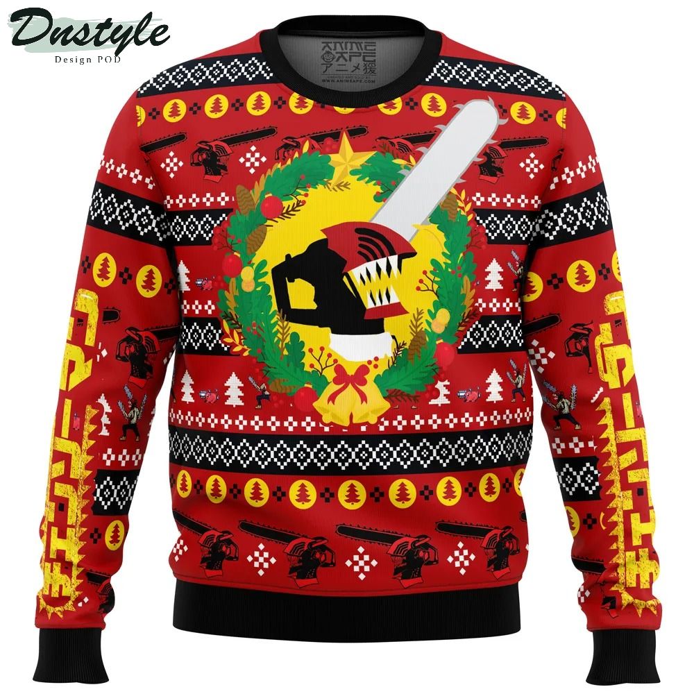 Dream Chainsaw Man Ugly Christmas Sweater