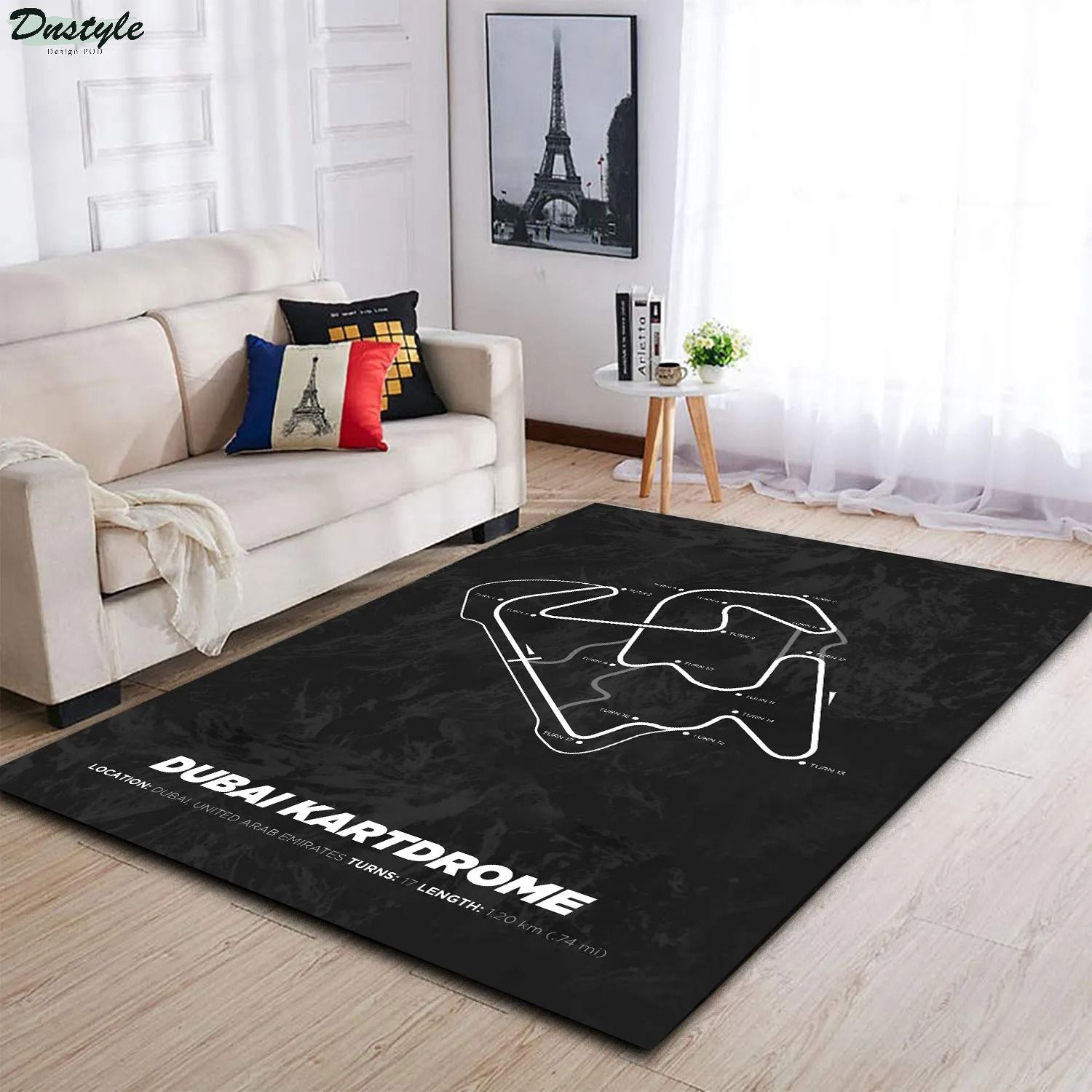 Dubai kartdrome f1 track rug 1