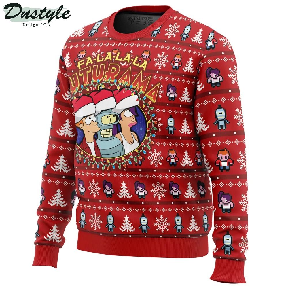 Fa-La-La-La Futurama Ugly Christmas Sweater 1