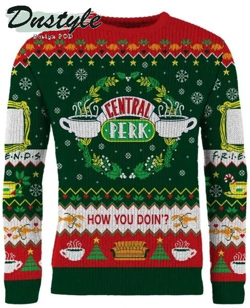 Friends Central Perk How You Doing Ugly Christmas Sweater