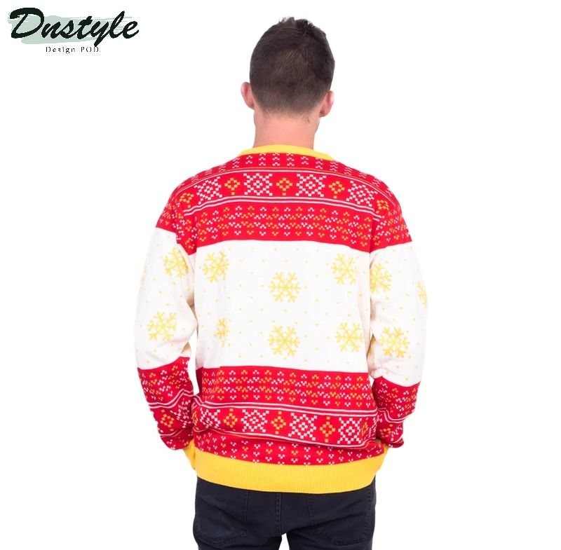 Friends it's the holiday armadillo ugly christmas sweater 1