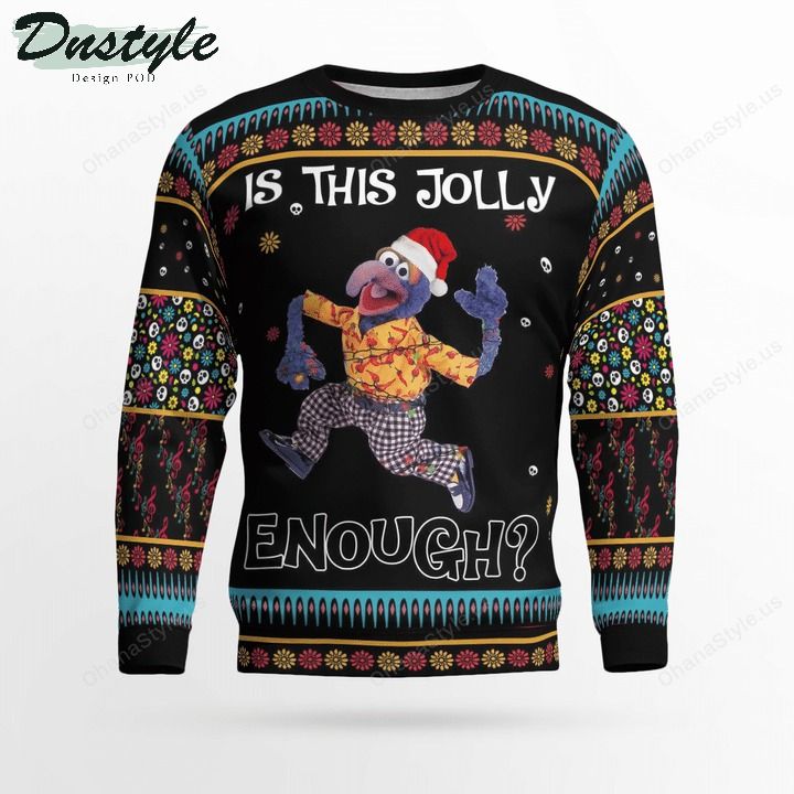 Gonzo muppet is this jolly enough ugly christmas sweater 1