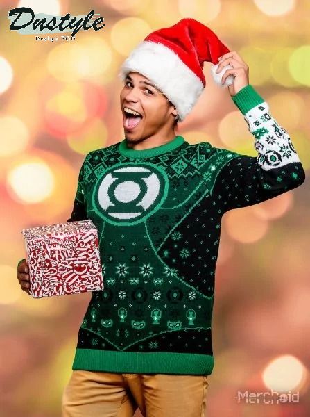Green Lantern ugly christmas sweater 1