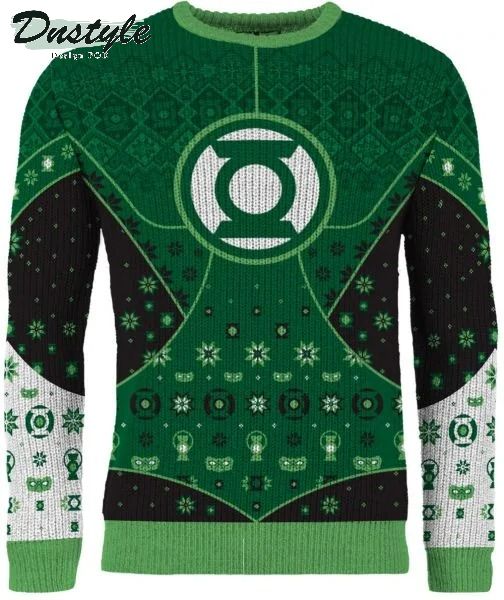 Green Lantern ugly christmas sweater