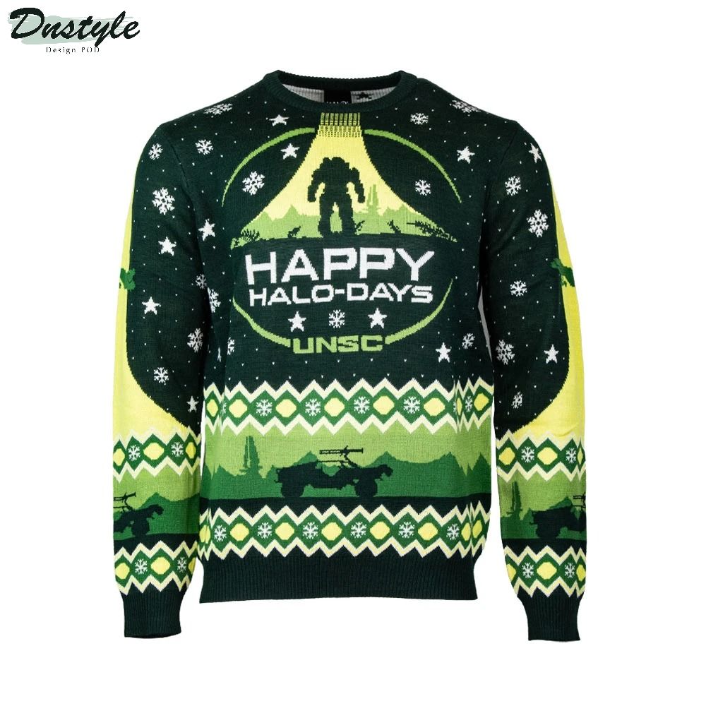 Halo Happy Halo-Days Ugly Christmas Sweater
