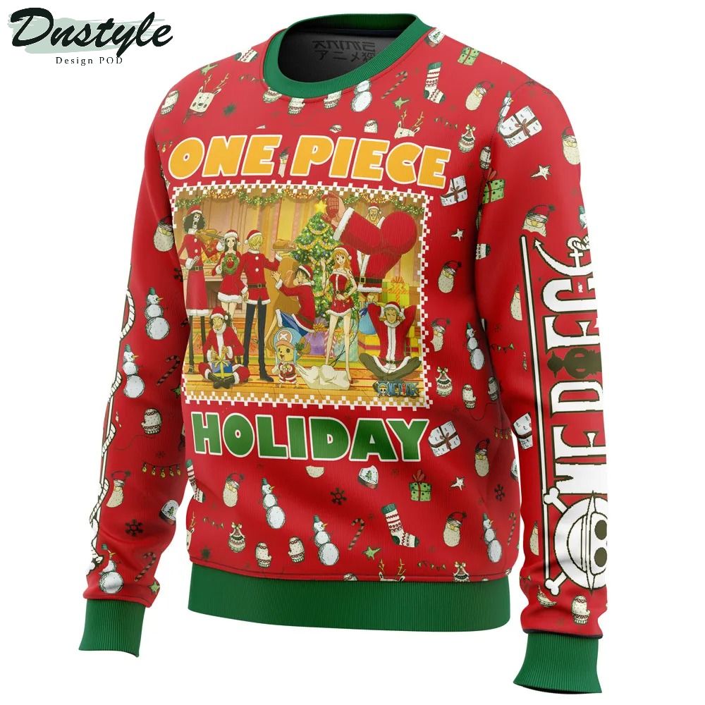 Happy Holidays One Piece Ugly Christmas Sweater 1