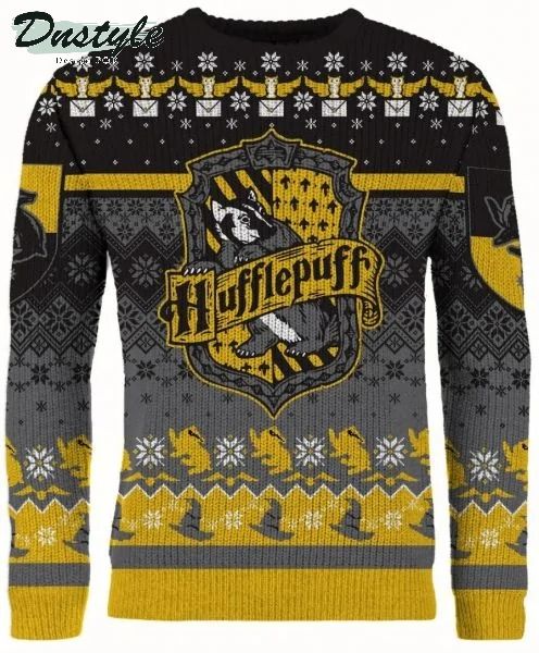 Harry Potter Happy Huffle-Days Hufflepuff Ugly Christmas Sweater