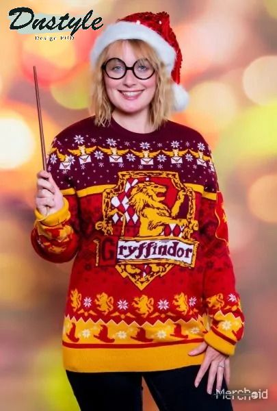 Harry Potter Ten Gifts To Gryffindor Ugly Christmas Sweater 1