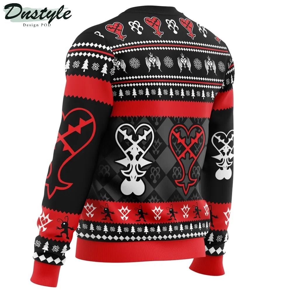 Heartless Christmas Kingdom Hearts Ugly Christmas Sweater 1