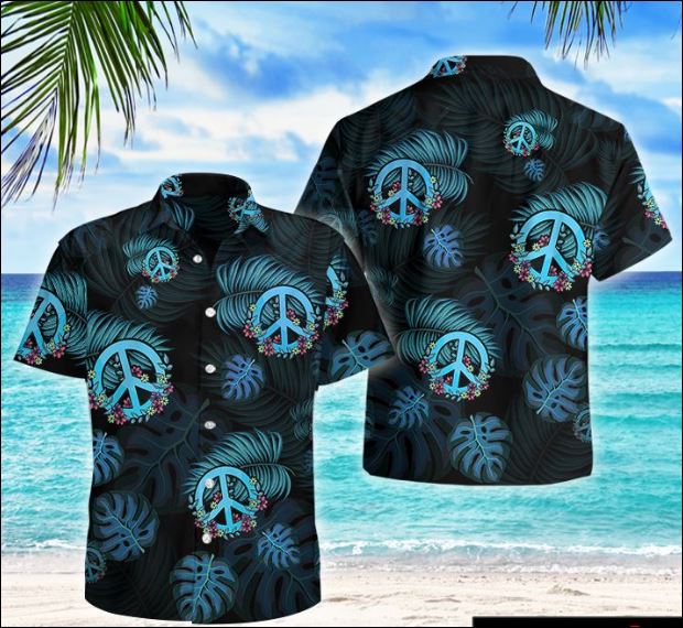 Hippie tropical hawaiian shirt