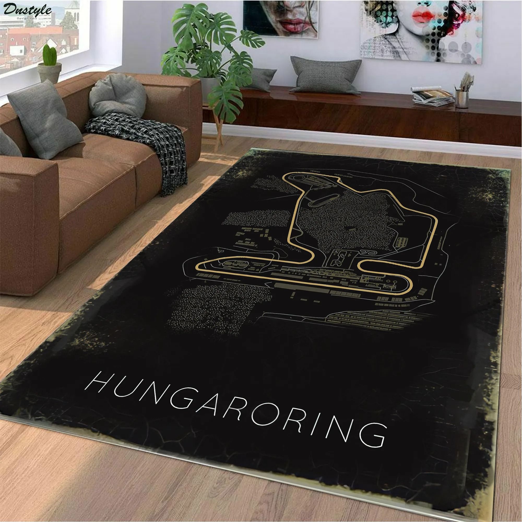 Hungaroring f1 track rug