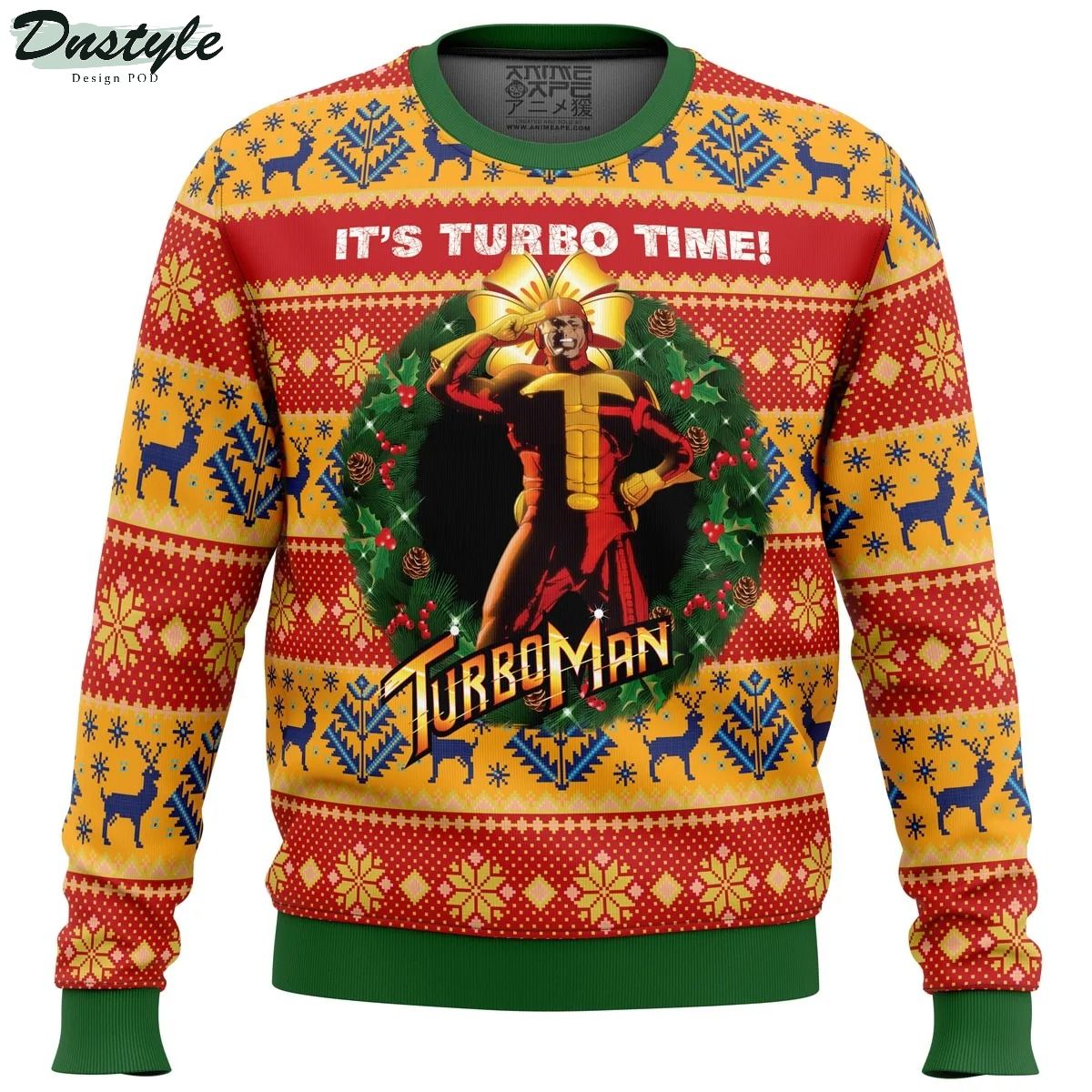 It’s Turbo Time Turbo Time Ugly Christmas Sweater