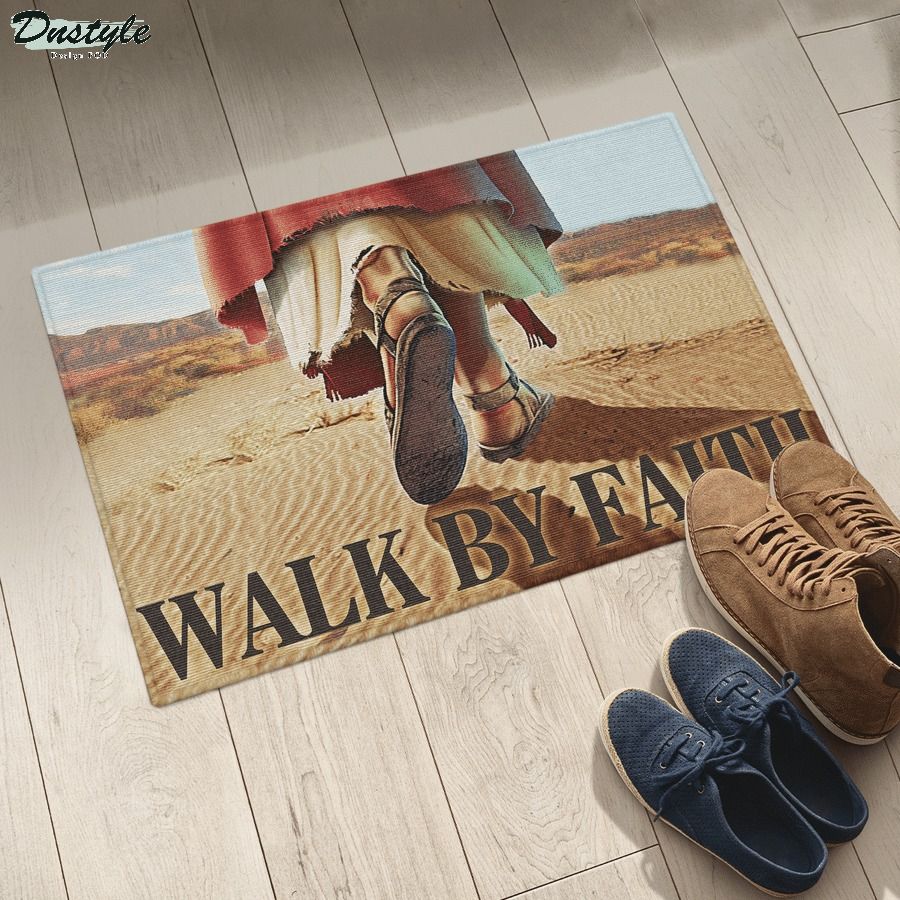 Jesus walk by faith doormat 1