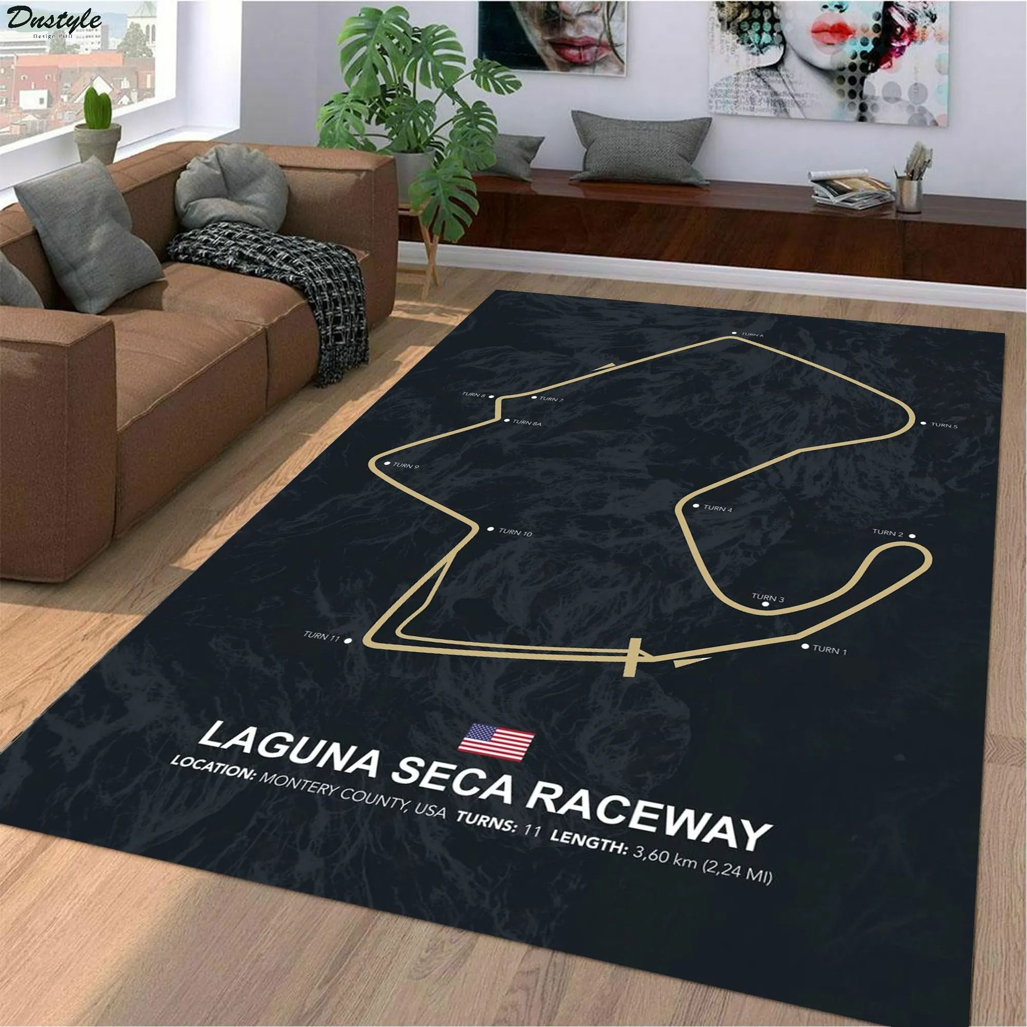 Laguna seca raceway f1 track rug