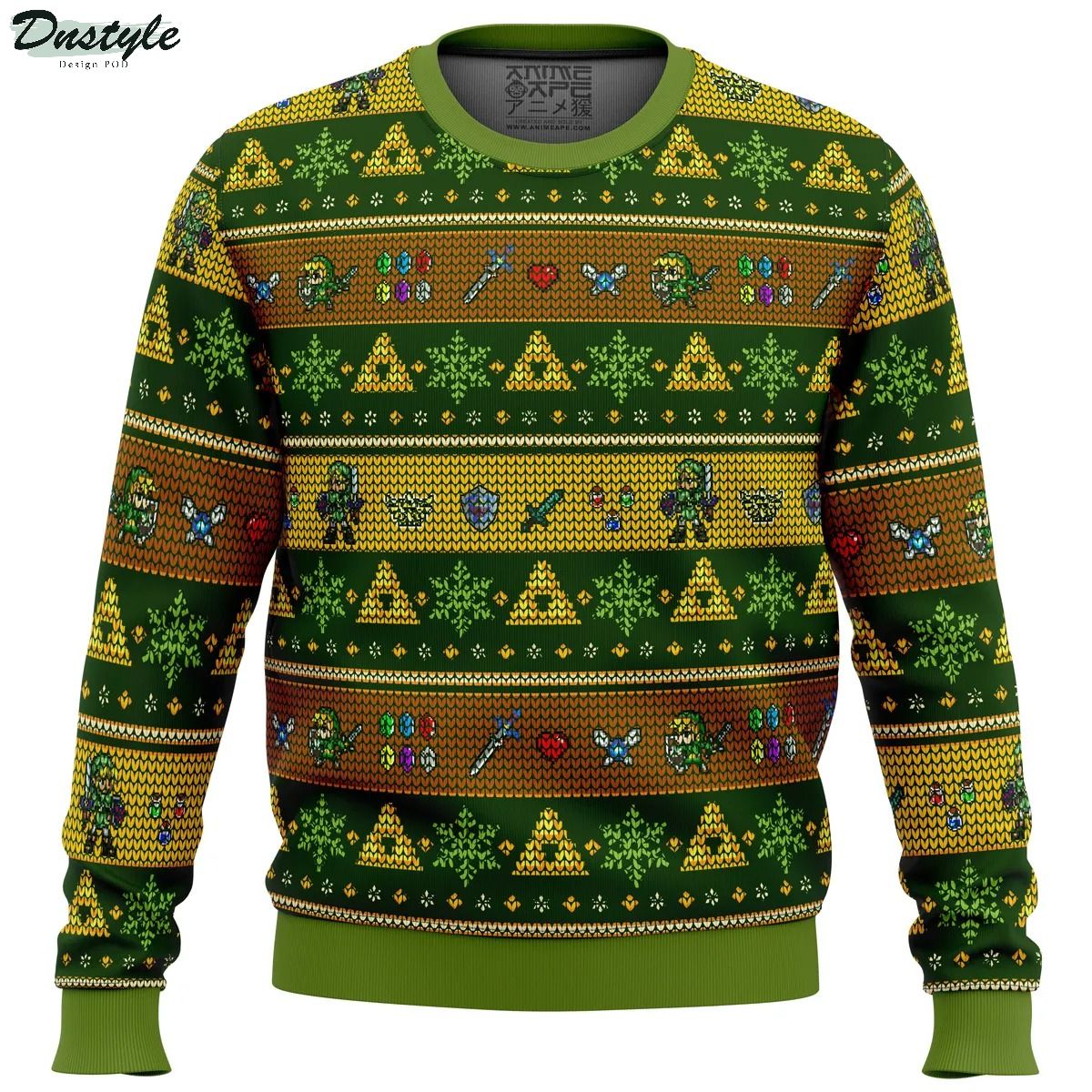 Link Adventure Legend of Zelda Ugly Christmas Sweater