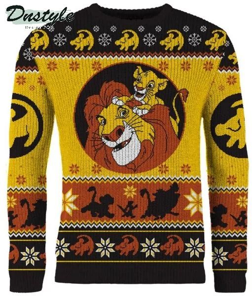 Lion King ugly christmas sweater