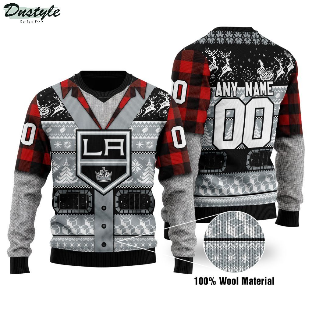 Los Angeles Kings NHL personalized ugly christmas sweater 1