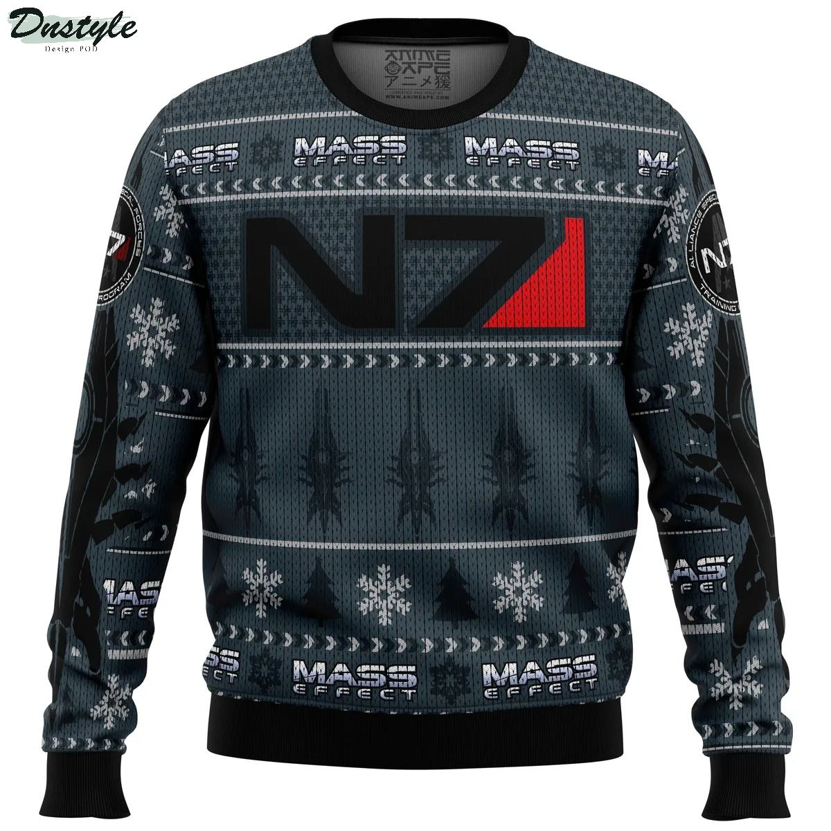 Mass Effect N7 Ugly Christmas Sweater