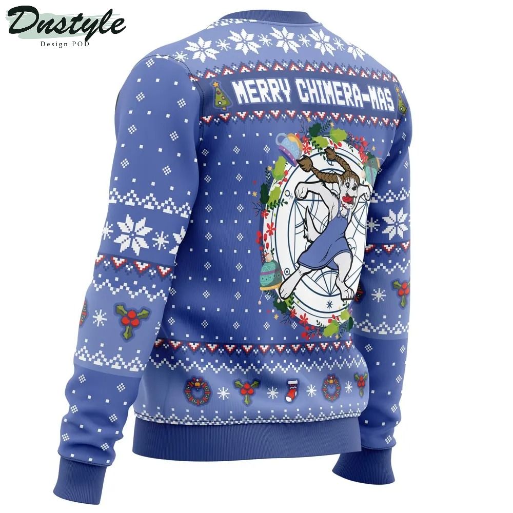 Merry Chimera-mas Fullmetal Alchemist Christmas Sweater 1