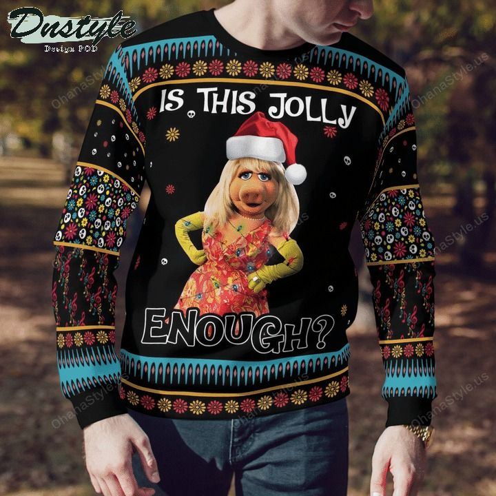 Miss piggy muppet is this jolly enough ugly christmas sweater 2
