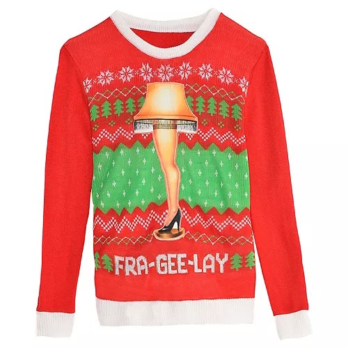Leg Lamp Fra-Gee-Lay Ugly Sweater