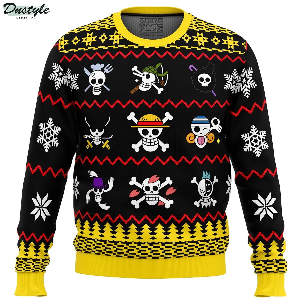 One Piece Flags Ugly Christmas Sweater
