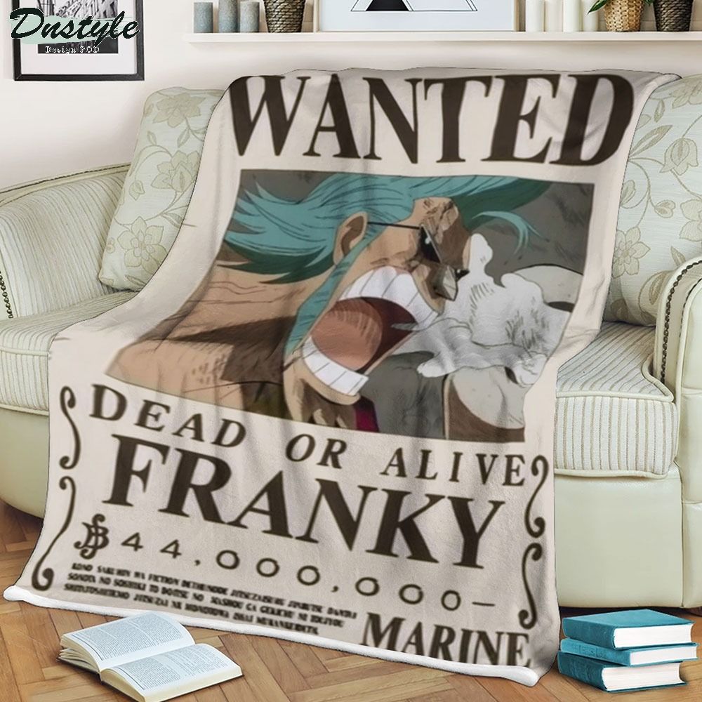 One piece Franky 27S Wanted soft blanket