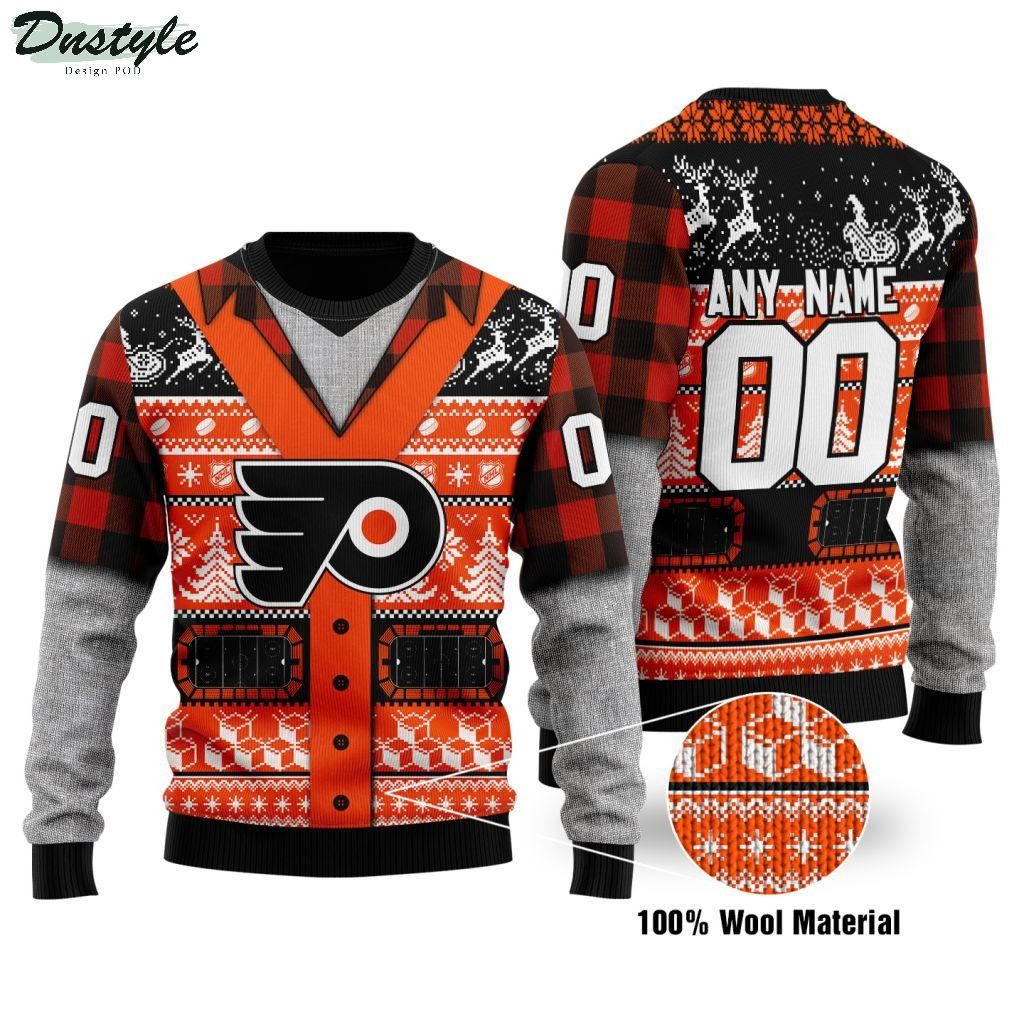 Philadelphia Flyers NHL personalized ugly christmas sweater