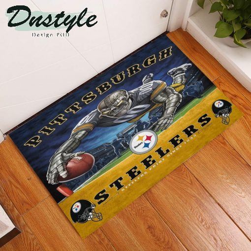 Pittsburgh Steelers Pride Doormat 1