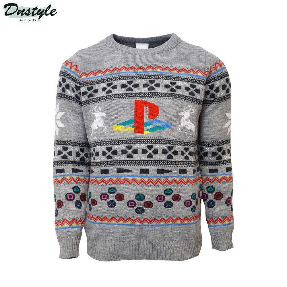 PlayStation Console ugly christmas sweater