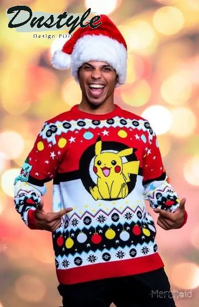 Pokémon Christmas I Choose You Ugly Christmas Sweater 2