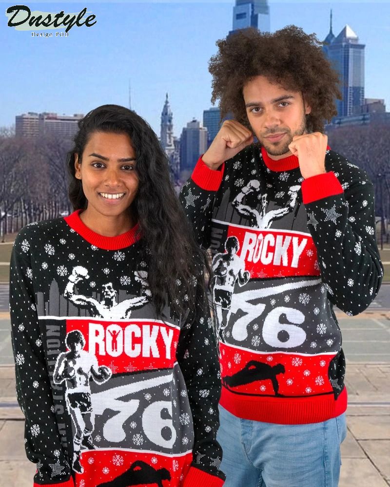 Rocky 76 ugly sweater 1