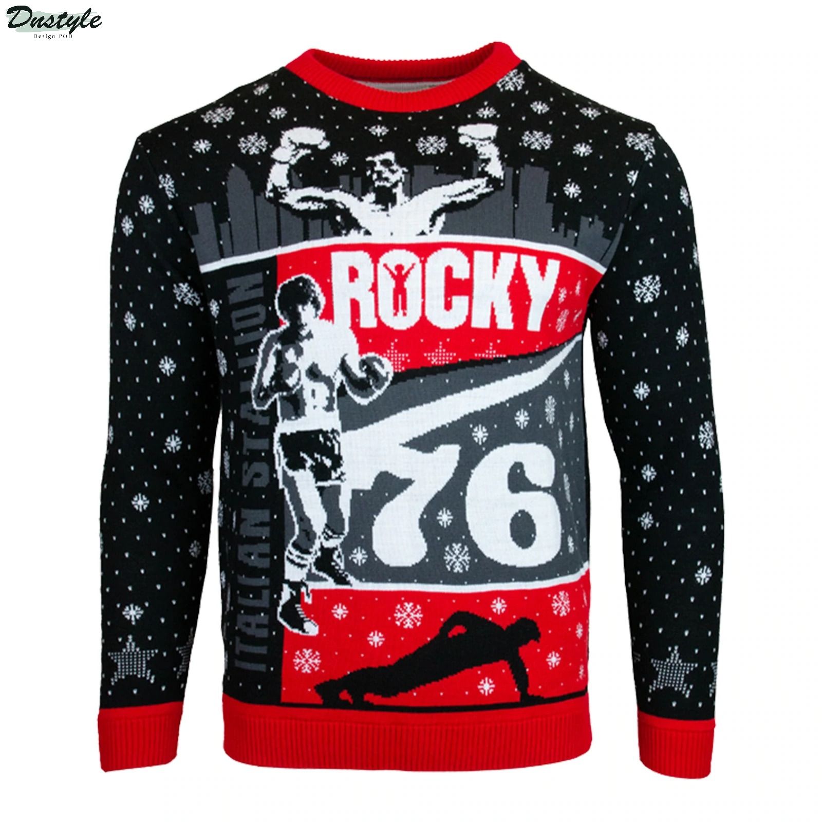 Rocky 76 ugly sweater